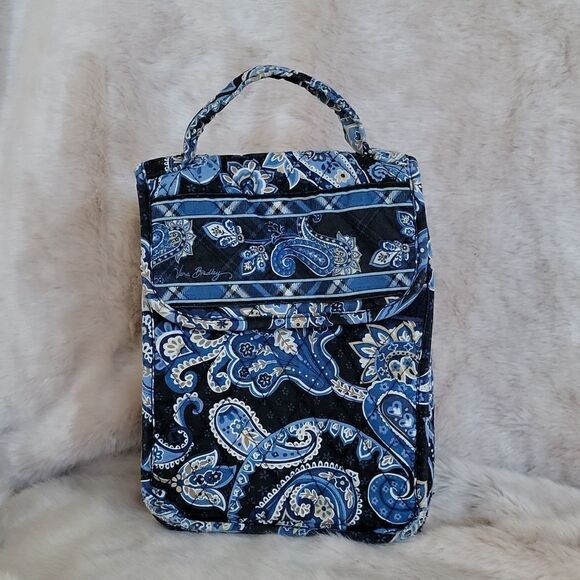 VERA BRADLEY WINDSOR NAVY OUT TO LUNCH BAG - Picture 1 of 14